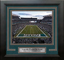 Philadelphia Eagles Lincoln Financial Field End Zone View 8" x 10" Framed Football Stadium Photo