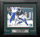 Jalen Carter Snow Bowl Sack Philadelphia Eagles 8" x 10" Framed Football Photo