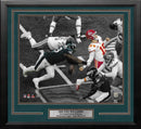 Milton Williams Sacks Mahomes Philadelphia Eagles 16" x 20" Super Bowl LIX Framed Football Photo