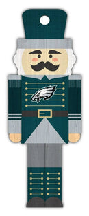 Philadelphia Eagles Wood Nutcracker Ornament