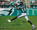 Quez Watkins Catch Philadelphia Eagles Autographed 11" x 14" Football Photo