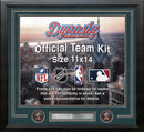Philadelphia Eagles Super Bowl LIX Champions Custom NFL Football 11x14 Picture Frame Kit (3 Colors)