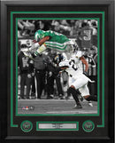 Saquon Barkley Reverse Hurdle Philadelphia Eagles 8" x 10" Framed Football Photo