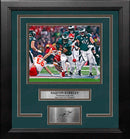 Saquon Barkley Super Bowl LIX Philadelphia Eagles 8" x 10" Framed Photo with Engraved Autograph