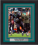 Rodney McLeod in Action Philadelphia Eagles NFL Football Framed and Matted Photo