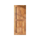 Finished & Unassembled H Design Pine Wood Barn Door Without Hardware