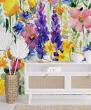 Stylish Wildflowers Wallpaper Chic