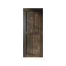 Finished & Unassembled H Design Pine Wood Barn Door Without Hardware