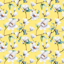 Yellow Wallpaper with Magnolia