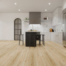SPC Vinyl Rigid Core 7" Width 60" RL, 6mm Thick, 1.5mm IXPE Edelweiss Flamboyant Floors - Mazzia Collection Product shoot kitchen view 3