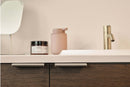 Brushed Bronze "Edge Straight" Tab Drawer Pulls