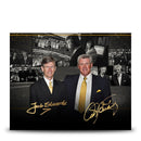 Jack Edwards & Andy Brickley Boston Bruins Autographed 8" x 10" Collage Hockey Photo