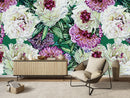 Pink and White Peonies Wallpaper