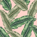 Green Palm Leaves Wallpaper