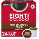 Eight O'Clock Coffee Colombian Peaks K-Cups, Medium Roast – 24 Count