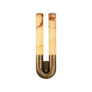 U-Shape Alabaster Arch Wall Sconce