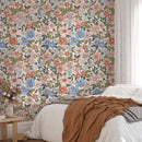 Vintage Liberty Style Elegant Flowers Wallpaper