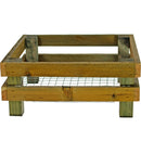 Elevated Redwood Planter Box Set with RootFlow™ Drainage (3 Sizes)