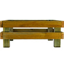 Elevated Redwood Planter Box Set with RootFlow™ Drainage (3 Sizes)