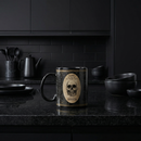 Elixir Of Long Life Eternal Youth Large Stoneware Skull Coffee Mug | Holds 20 oz.