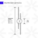 Elles Minimalist Sconce