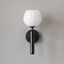 Elowen Alabaster Blossom Wall Sconce