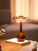 Elowen Amber Glass Table Lamp