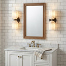 Elvara Twin Alabaster Pillar Wall Light