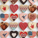 Engraved Heart Magnets