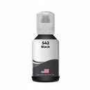 US Remanufactured for Epson 542 (T542120-S) 130 ml Black Ultra High Yield Ink Bottle Made in the USA, T542120-S