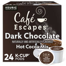 Cafe Escapes Dark Chocolate Hot Cocoa K-Cups – 24 Count (SPECIAL)