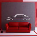 Escort Mk2 RS1800 Classic Metal Car Wall Art - NC0963