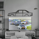 Escort Mk2 RS1800 Classic Metal Car Wall Art - NC0963
