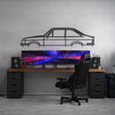 Escort Mk2 RS1800 Classic Metal Car Wall Art - NC0963
