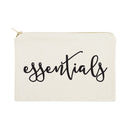 Essentials Travel Cotton Canvas Cosmetic Bag