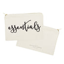 Essentials Travel Cotton Canvas Cosmetic Bag