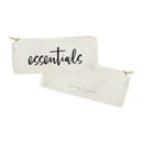 Essentials Cotton Canvas Pencil Case and Travel Pouch