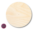 Unfinished Wood Circle with Etched Center Mark Shape | JGrondz | Paint By Line Crafts | up to 30" DIY