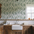 Eucalyptus Wallpaper - Removable Wallpaper - Self Adhesive WallPaper