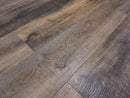 SPC Vinyl Rigid Core 7" Width 60" RL, 8mm Thick, 2mm IXPE Caspian Ash, Peninsula - Mazzia Collection angle plank view