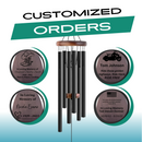Memorial Serenity Wind Chimes - Thoughtful Gift For Special Occasions or Reflections 32”