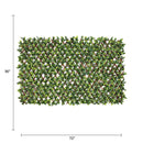 Expandable Faux Green Ligustrum Ficus Trellis Privacy Fence (Variable Size) UV Resistant 72" x 36"
