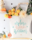 Explore. Dream. Discover Cotton Canvas Tote Bag
