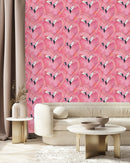 Elegant Pink Flamingos Wallpaper Fashionable