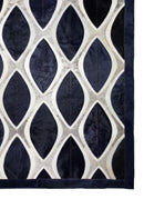 EYE CAT – Contemporary Custom Rug in Cowhide