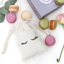 Closed Eyelashes Wedding Favor Bags, 6-Pack