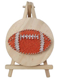 String Art DIY Kit with Stand - Football. Wizardi Craft Kit F07-M12-1-DHAA28284