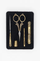Craft Scissors for Felting & Embroidery Wizardi F07-M13-4-bronze