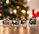 Festive House with Santa. Christmas Village Wizardi F07-N1-3-Y26A