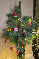 12 Small Gingerbread Christmas Festive Decoration by Wizardi F07-N2-1-W2598